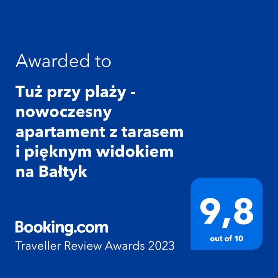 Tuz Przy Plazy - Nowoczesny Apartament Z Tarasem I Pieknym Widokiem Na Baltyk Mielno  Εξωτερικό φωτογραφία